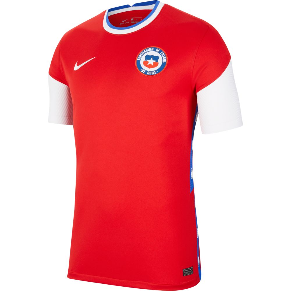 Nike, Maglia home Nike 2020-21 Cile - Rosso-Bianco