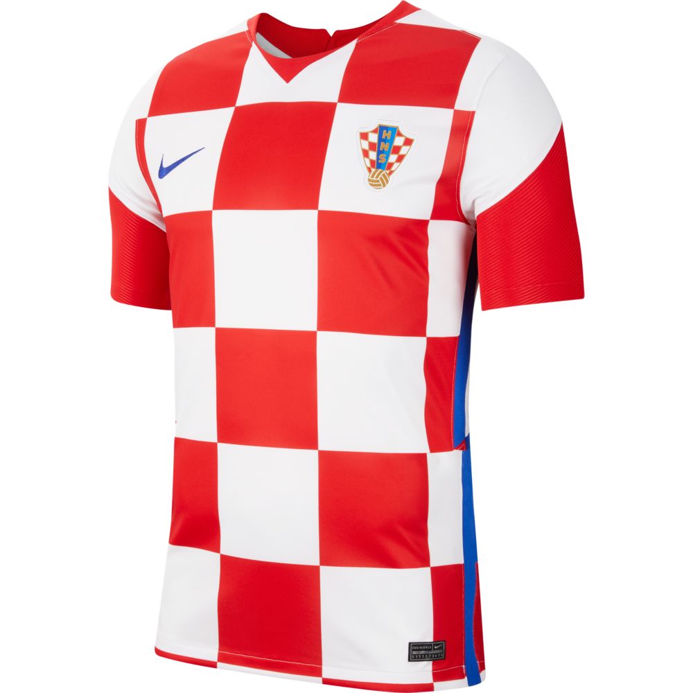 Nike, Maglia home Nike 2020-21 Croazia - Bianco-Rosso
