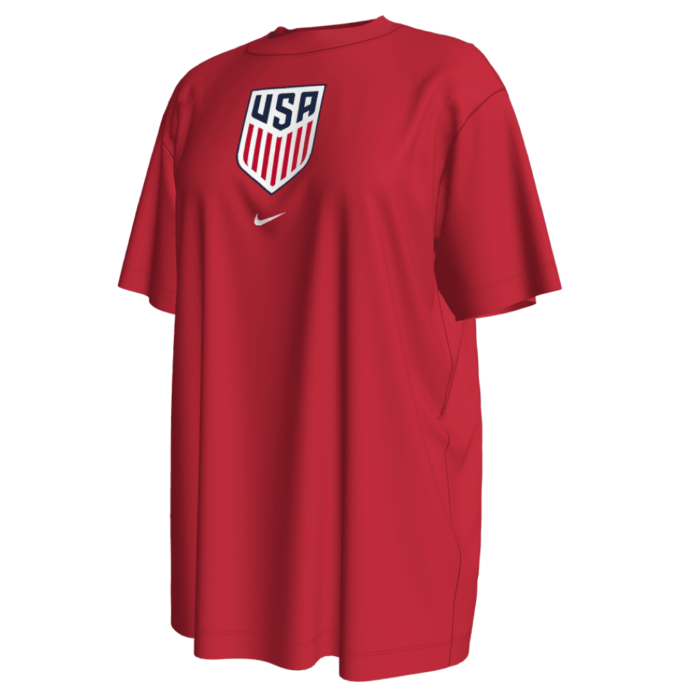 Nike, Maglietta Nike 2022-23 USA Crest WC22 Donna - Rosso