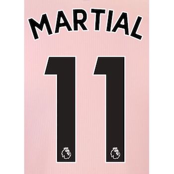 ID sportivo, Man United 18/19 Away Martial #11 Maglia Nome Set