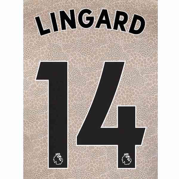 Uni Sport, Man United 2019/20 Away Lingard #14 Maglia Nome Set