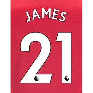Uni Sport, Man United 2019/22 Home James #21 Maglia Nome Set