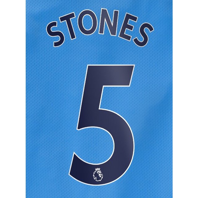 Uni Sport, Manchester City 2020/21 Home Stones #5 Maglia Nome Set