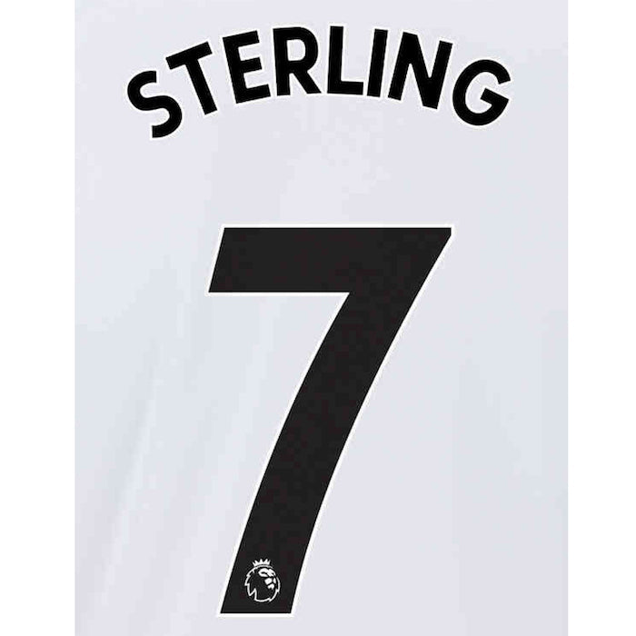 Uni Sport, Manchester City 2021/22 Away Sterling #7 Maglia Nome Set-Nero