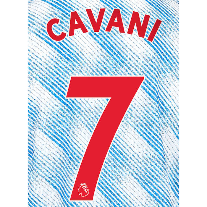 Uni Sport, Manchester United 2021/22 Away Cavani #7 Nome maglia Set-Red
