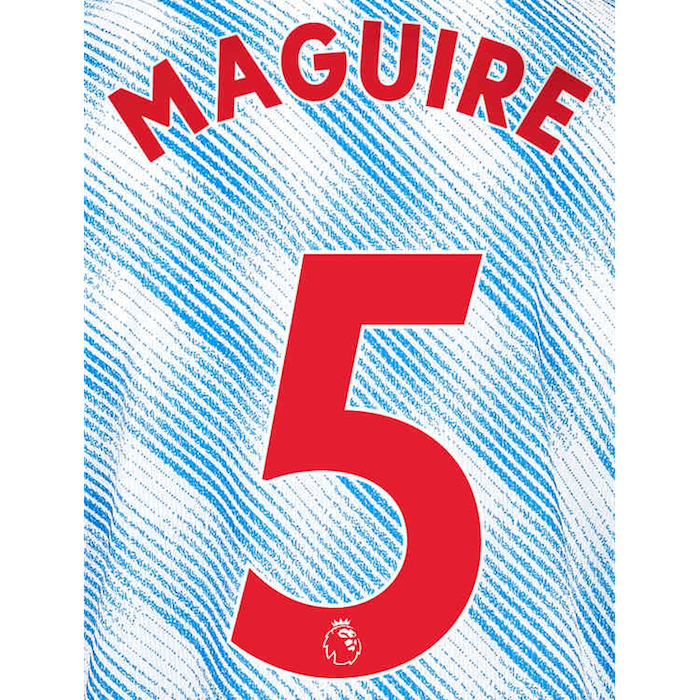 Uni Sport, Manchester United 2021/22 Away Maguire #5 Nome maglia Set-Red