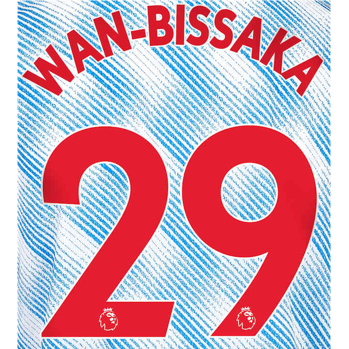 Uni Sport, Manchester United 2021/22 Away Wan-Bissaka #29 Nome Maglia Set-Red