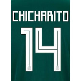 Uni Sport, Messico 2018 Gioventù Home Chicharito #14 Maglia Nome Set