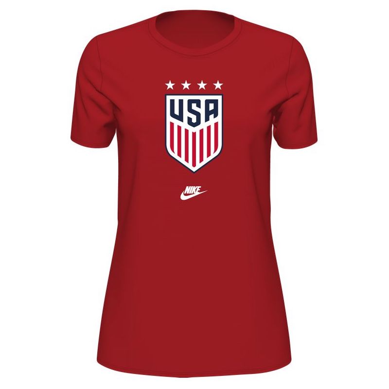Nike, Nike 2021-22 USA donne 4Star Crest Tee - Rosso