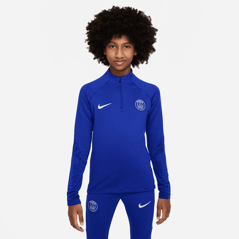 Nike, Nike 2022-23 Paris Saint-Germain Youth Strike Knit Drill Top - Blu