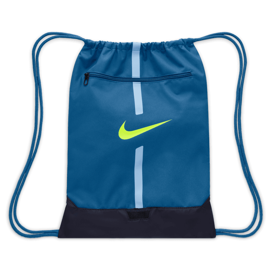 Nike, Nike 22-23 Academy Gymsack - Marina Blue-Volt