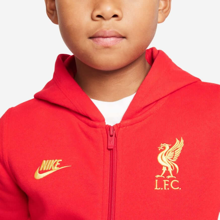 Nike, Nike Sportswear Liverpool - Felpa con cappuccio con zip per giovani