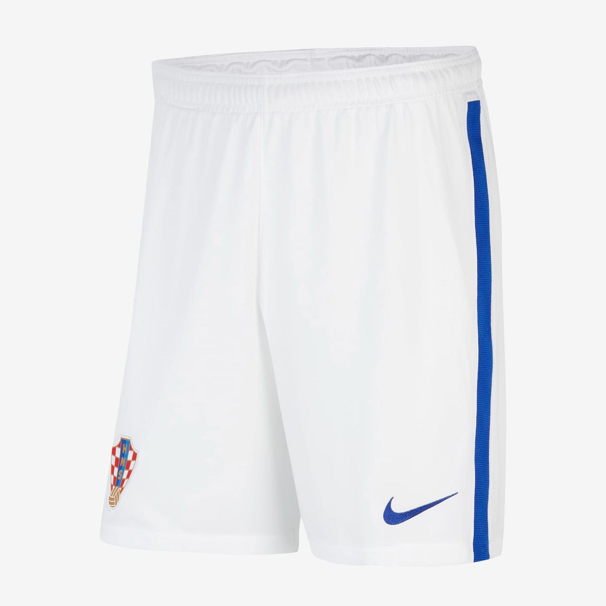 Nike, Pantaloncini Nike 2020-21 Croatia Stadium Home - Bianco-Blu
