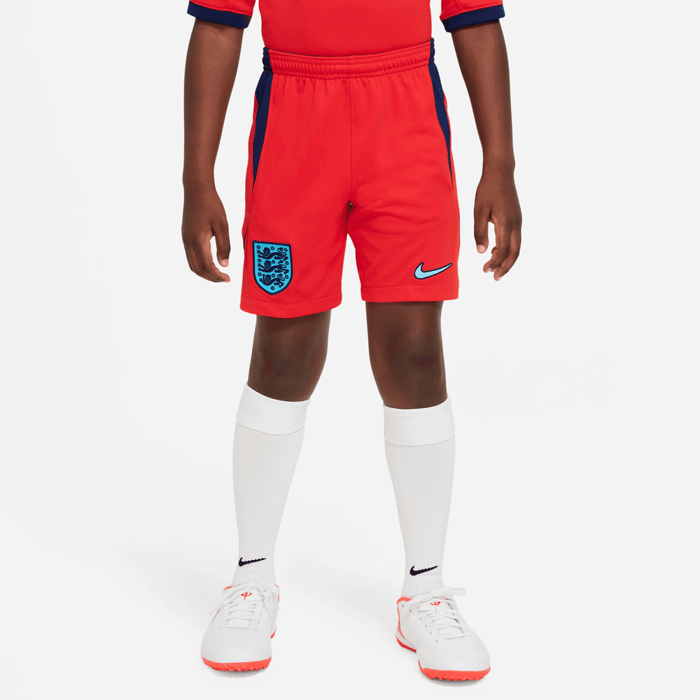 Nike, Pantaloncini Nike 2022-23 Inghilterra Youth Away Rosso-Blu Void