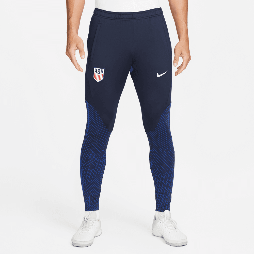 Nike, Pantaloni Nike 2022-23 USA Strike Obsedian-White