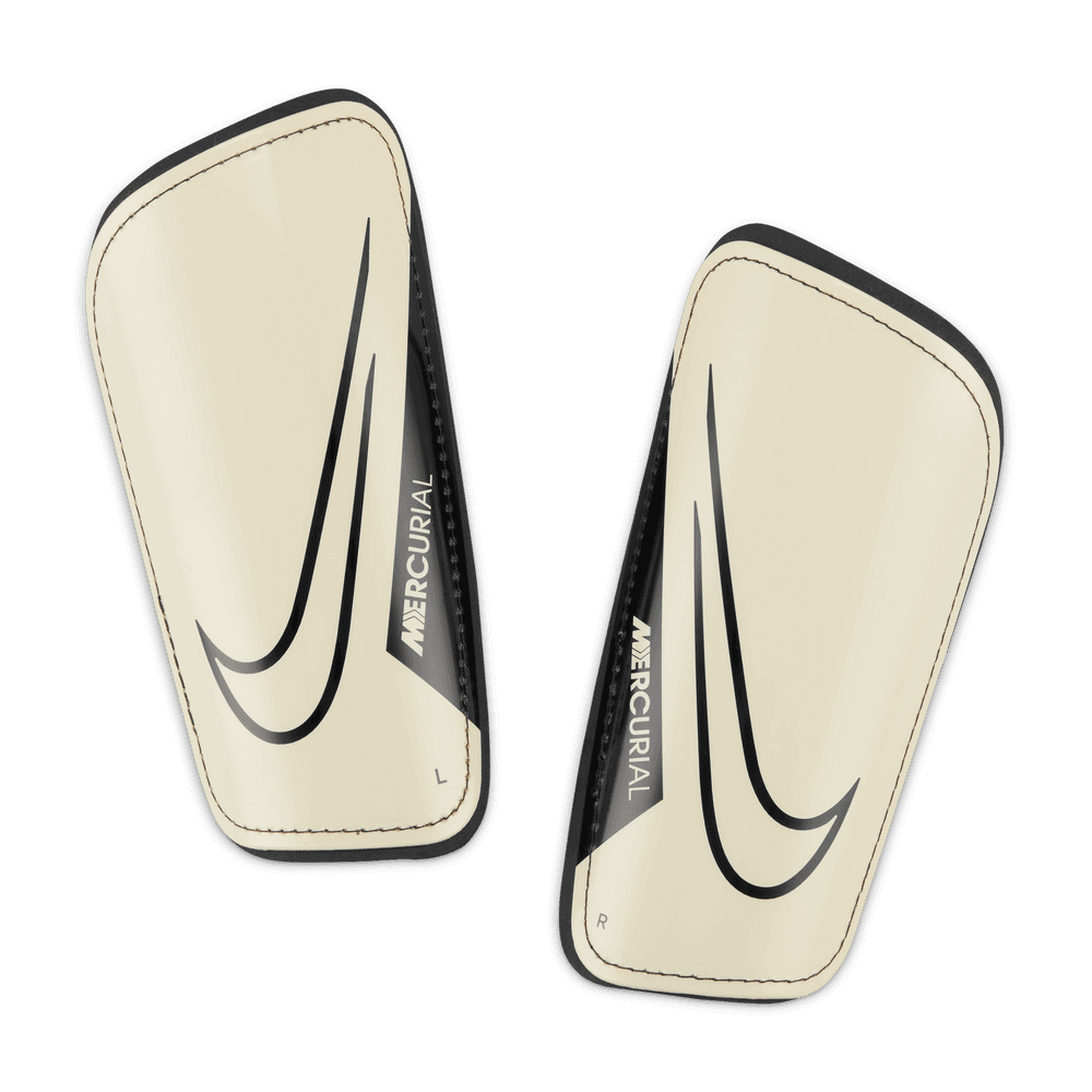 Nike, Parastinchi Nike Mercurial - Latte di cocco-Nero