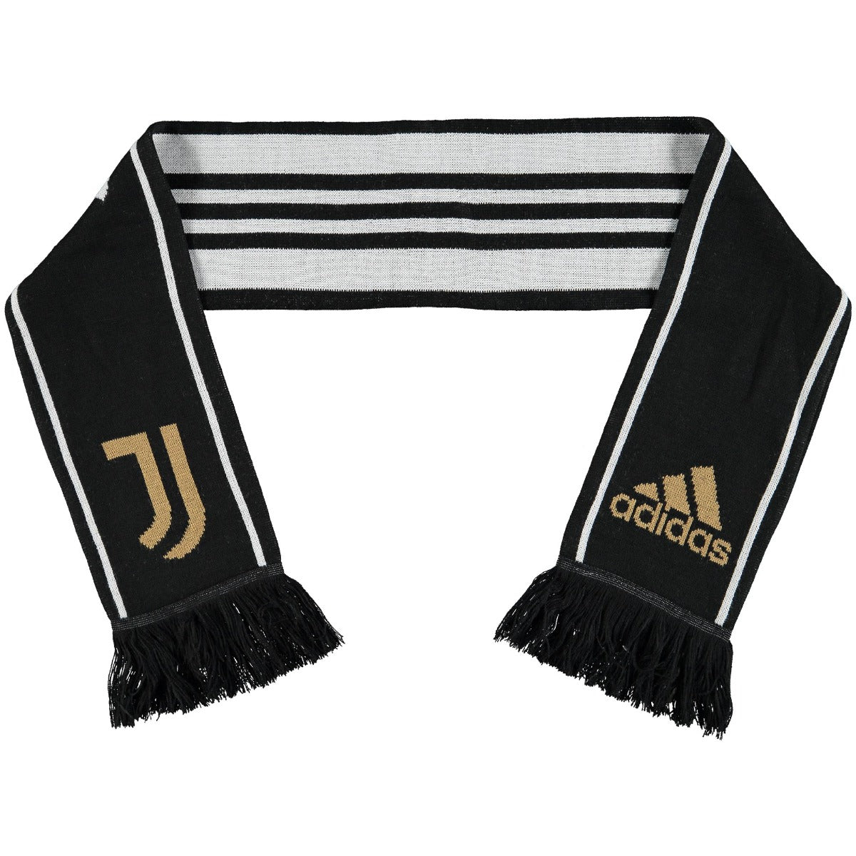 Adidas, Sciarpa Adidas 2020-21 Juventus - Nero-Bianco-Oro