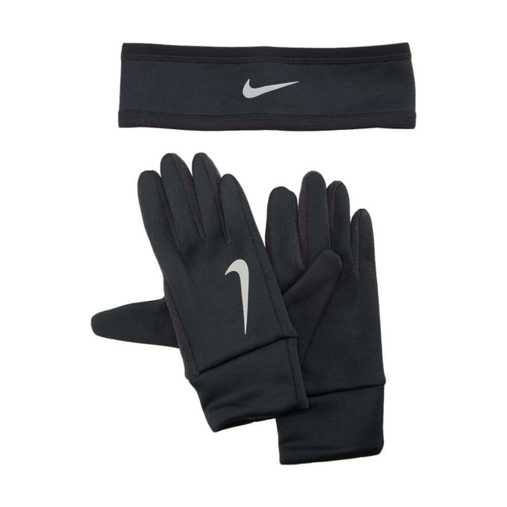 Nike, Set di guanti e fascia termica da running Nike Donna