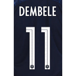 Sporting ID, Set nome maglia Francia 2018 Home Dembele #11