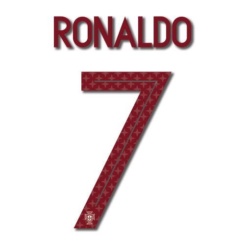 Sporting ID, Set nome maglia Portogallo 2018 Ronaldo #7 in trasferta