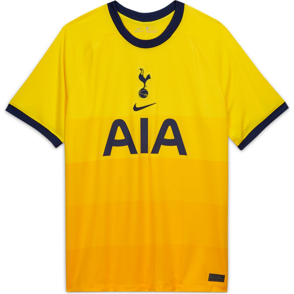 Nike, Terza maglia Nike 2020-21 Tottenham - Giallo-Arancione