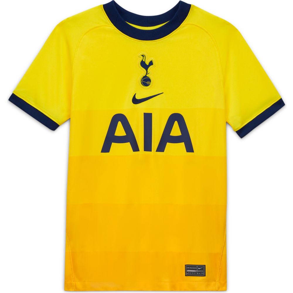 Nike, Terza maglia Nike 2020-21 Tottenham Youth - Giallo-Arancione