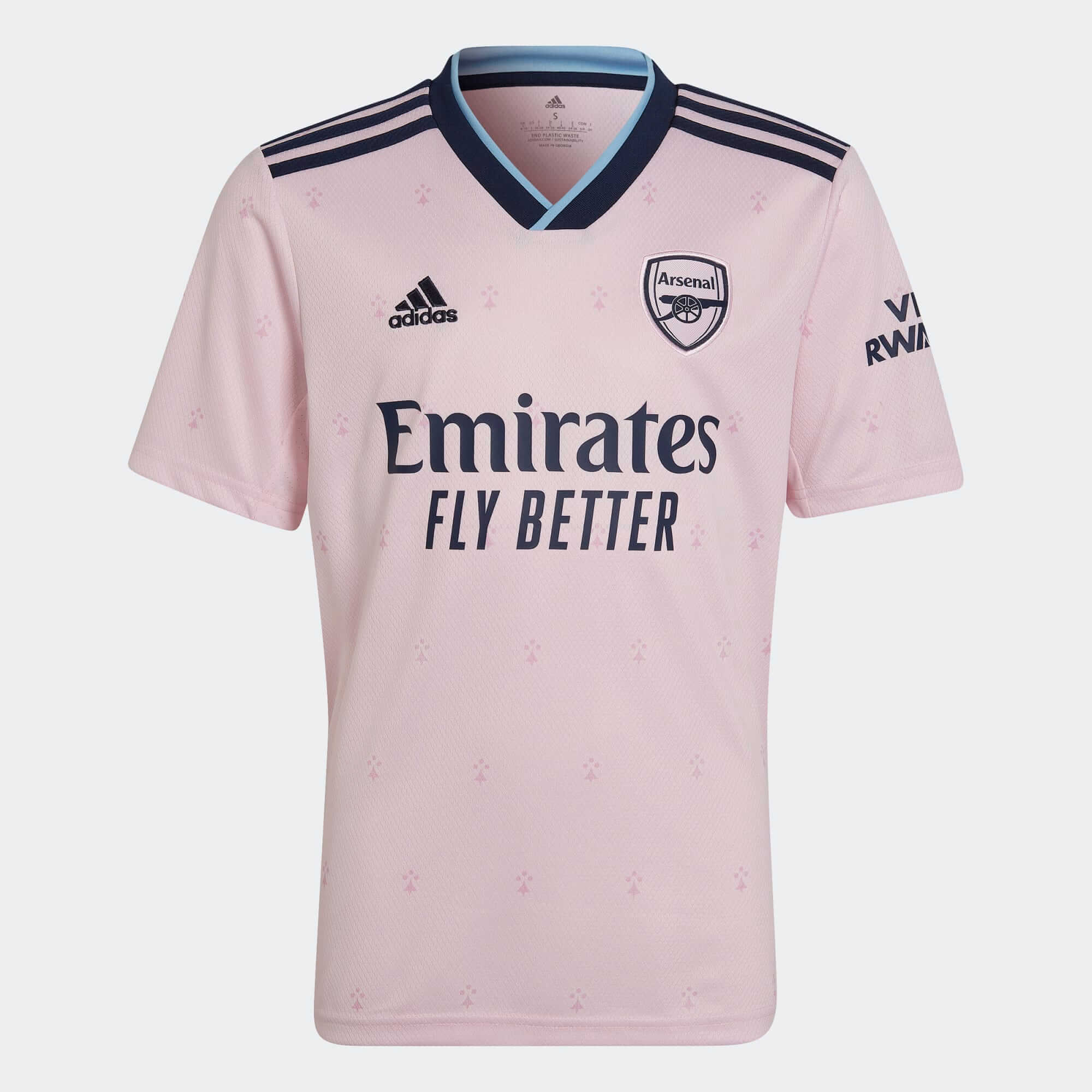 Adidas, Terza maglia adidas 2022-23 Arsenal - Rosa chiaro