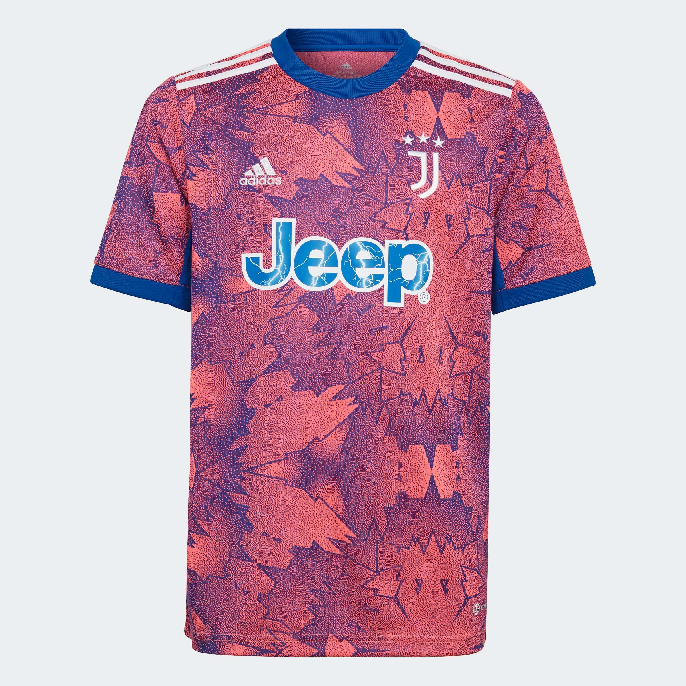 Adidas, Terza maglia adidas 2022-23 Juventus Youth - Rosa-Royal