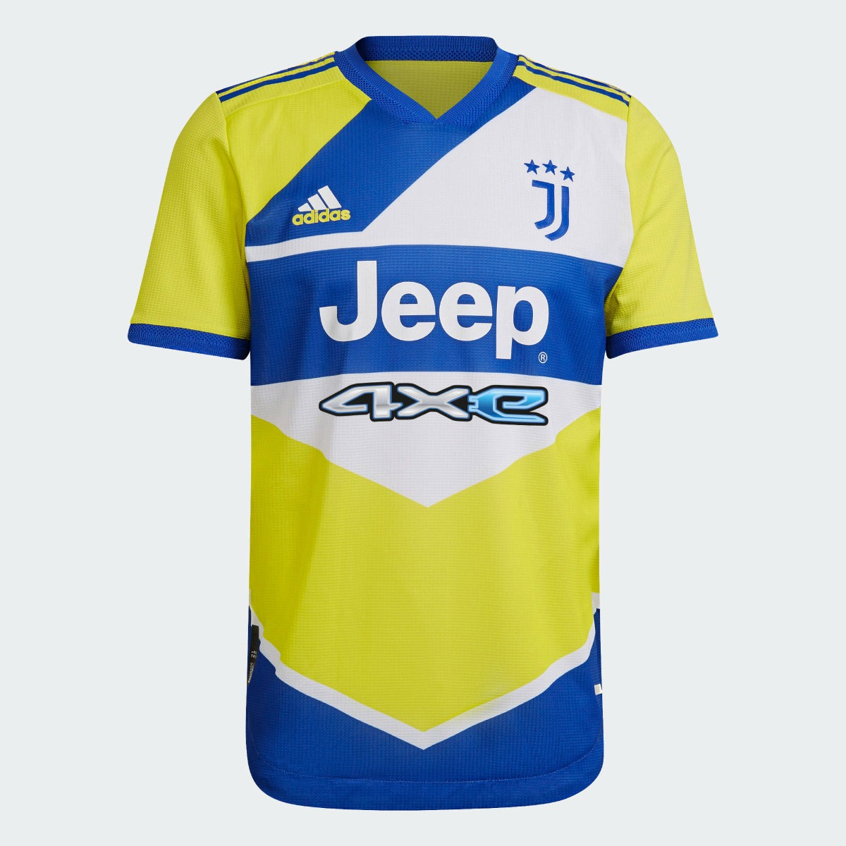 Adidas, Terza maglia autentica della Juventus Adidas 2021-22 - Giallo-Real-Bianco