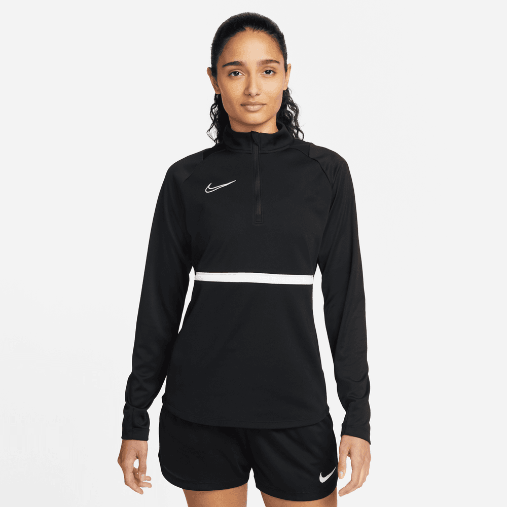 Nike, Top Nike Dri-Fit Academy Drill Donna - Nero-Bianco