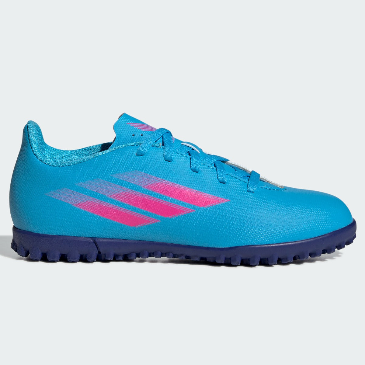 Adidas, adidas Bambini X Speedflow .4 Turf - Sky Rush-Shock Pink