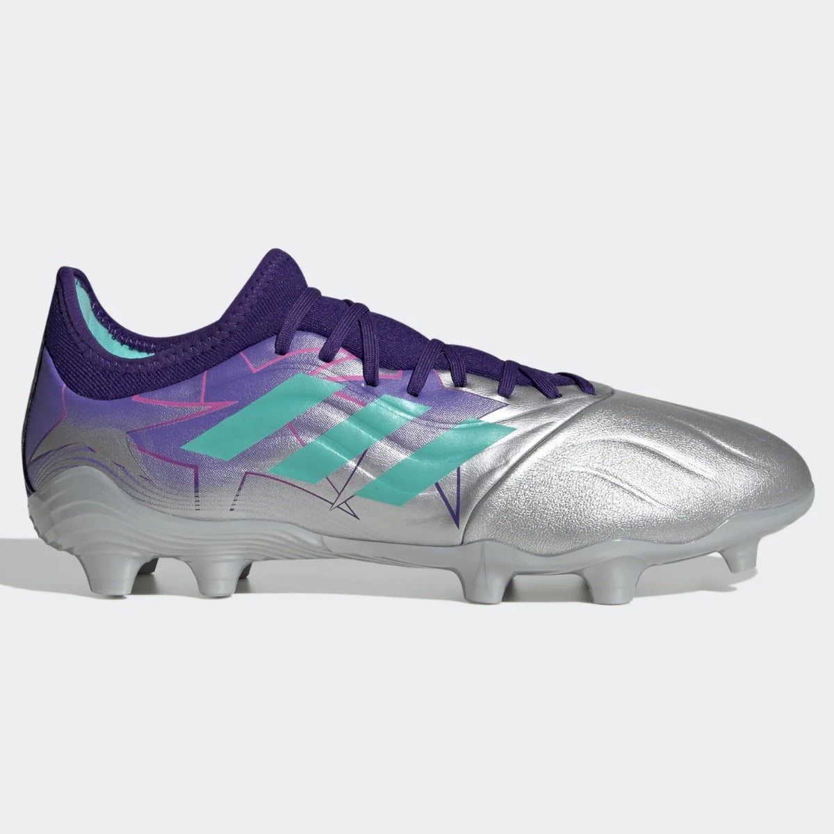 Adidas, adidas Copa Sense .3 FG - Argento-Mint Rush-Purple