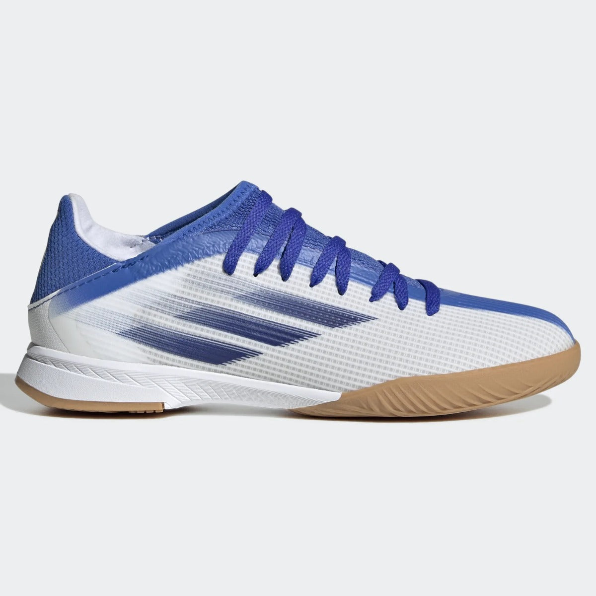 Adidas, adidas JR X Speedflow .3 Indoor - Bianco-Hi Res Blu